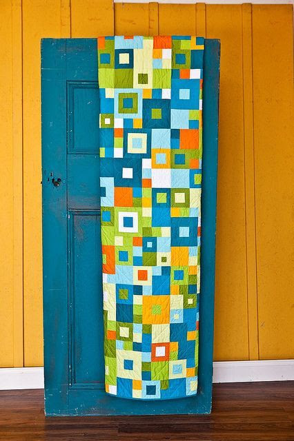 Solid Squares Quilt.