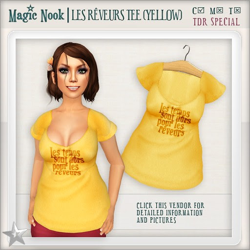 [MAGIC NOOK] Les Reveurs Tee (Yellow) TDR SPECIAL