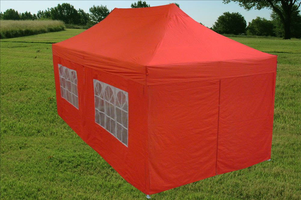 Red pop up canopy