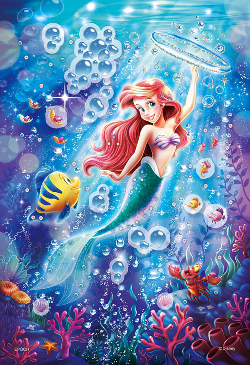 Epo 73 301 ディズニー Ariel Sparkling Sea アリエル スパークリング シー リトルマーメイド 300ピース エポック社 の商品詳細ページです 日本最大級のジグソーパズル通販専門店 ジグソークラブ