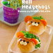 bread roll hedgehogs