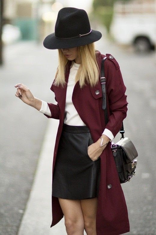 BURGUNDY IS THE NEW BLACK THIS FALL