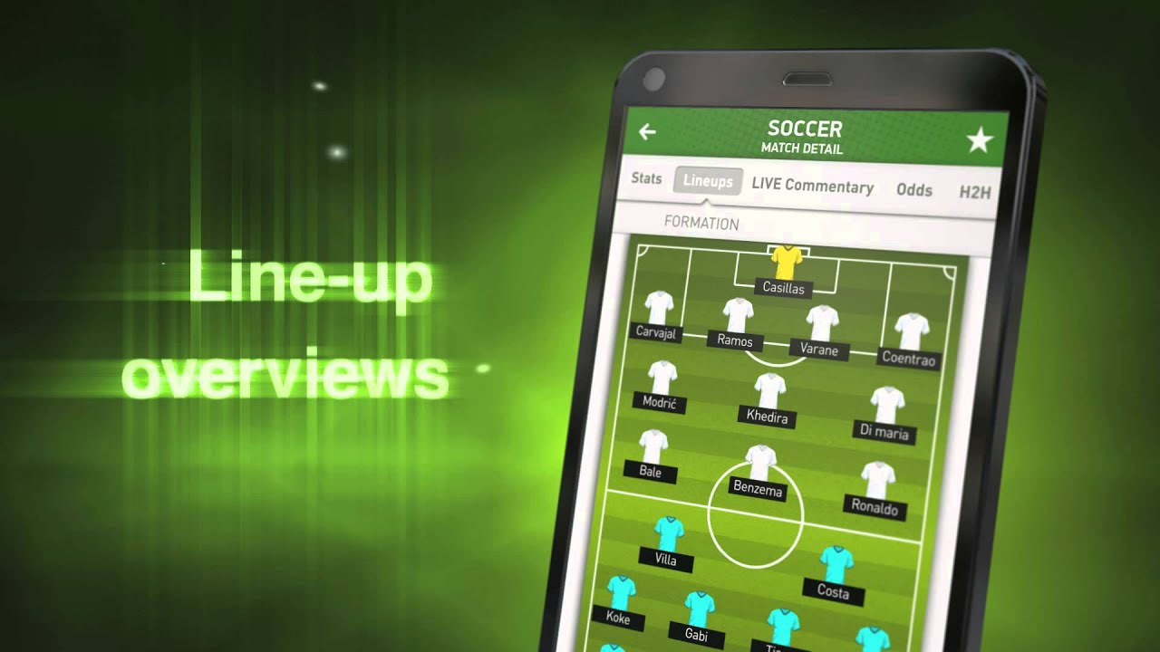 FlashScore mobile apps - YouTube
