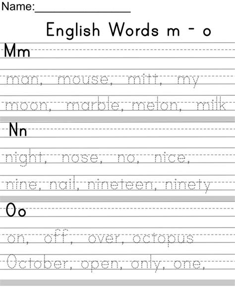 Choose from cursive and print letters, numbers, colors, animals, and more. free handwriting worksheets for kids activity shelter