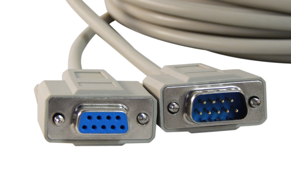 25 Foot DB9 (Serial Port 9 Pin) Extension Cable 3 Pack