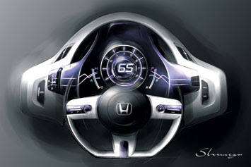 Sketching Honda  on Honda Cr Z Concept Interior Sketch 2 Jpg