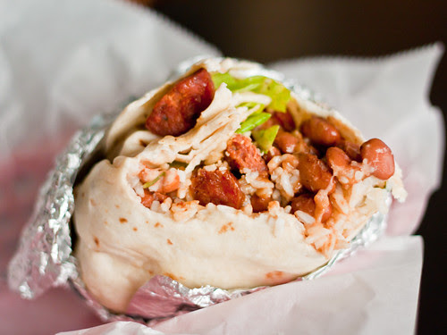 Chorizo burrito