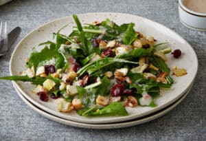 Roasted Fennel & Hazelnut Salad with Shallot Dressing from Veganomicon