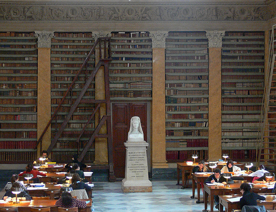 Interior of Parma, Italy's Palatina Library, home of one of the world's largest collections of Hebrew manuscripts (Courtesy of Palatina Library) Interior of Parma, Italy's Palatina Library, home of one of the world's largest collections of Hebrew manuscripts (Courtesy of Palatina Library)