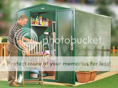 ... about 5 x 11 Metal Garden Shed storage - secure outdoor storage shed