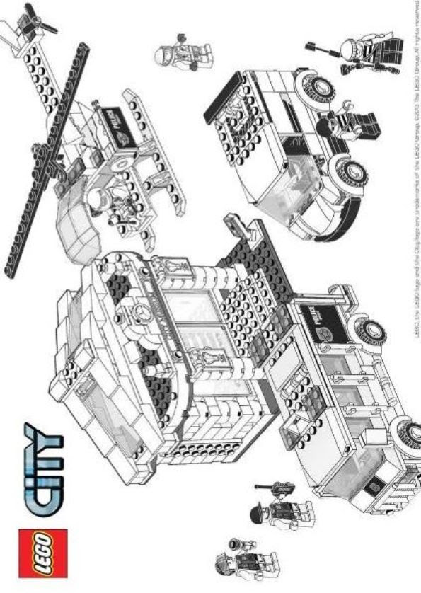 kleurplaten en zo » Kleurplaten van lego city