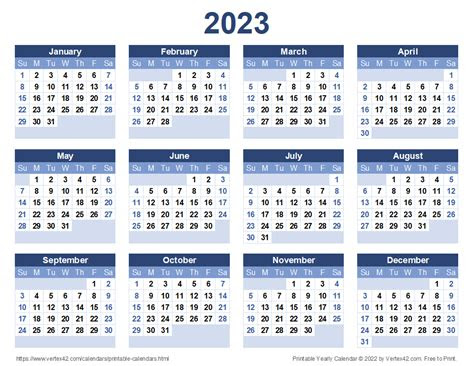 Optionally with marked federal holidays and major observances. 2023 calendar templates and images