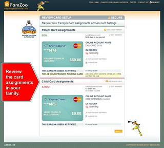 Review the Card Assignments in Your Family