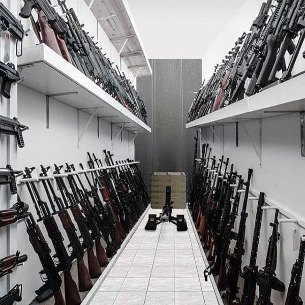 Top 100 Best Gun Room Designs - Armories You'll Want To ...