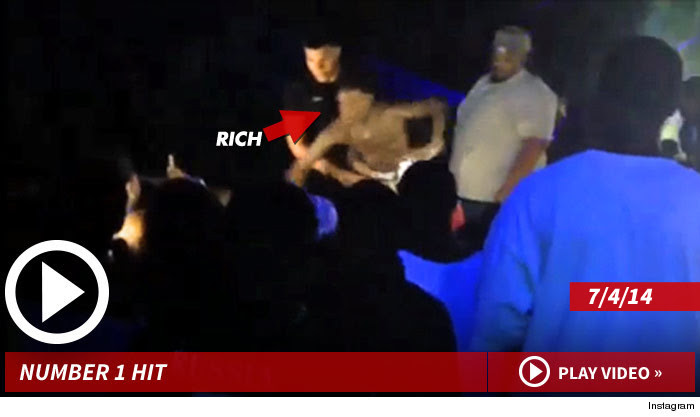 Rich Homie Quan Hits Fan