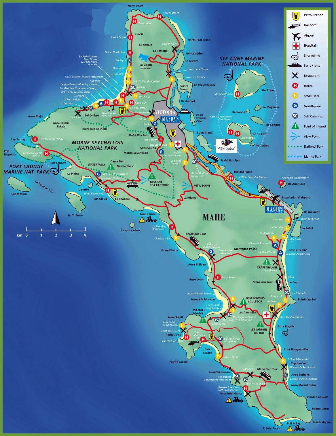 Image result for mahe island map
