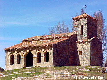 Iglesia prerrománica y románica de un monasterio del siglo X. Santibáñez del Val