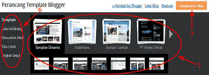 Cara Mengganti Template Blog