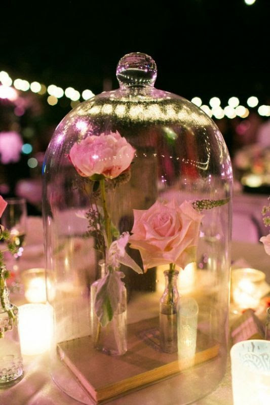 Beauty And The Beast Enchanted Rose Centerpiece
