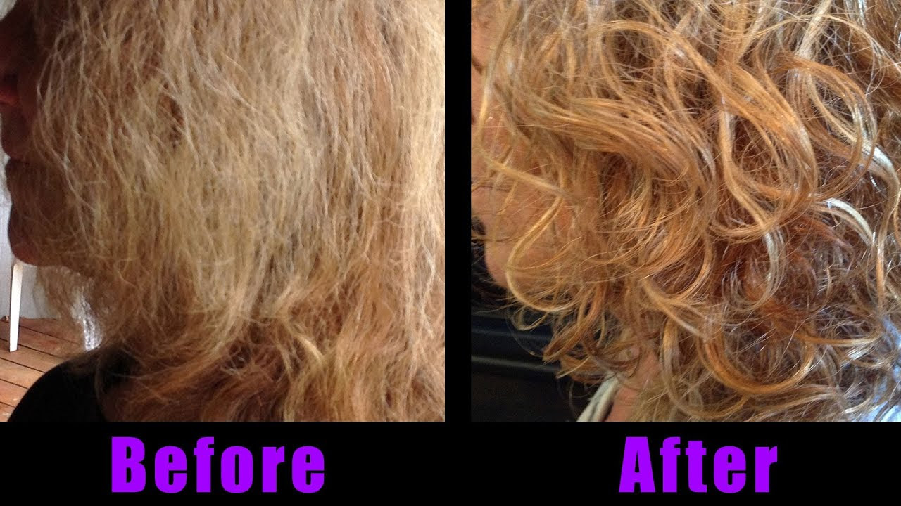 Curly Hair - How to Style - Before and After with Aveda and Remington