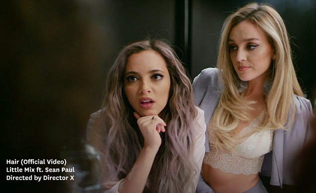 My girls: The three-piece come to their fourth member's rescue and hear her out