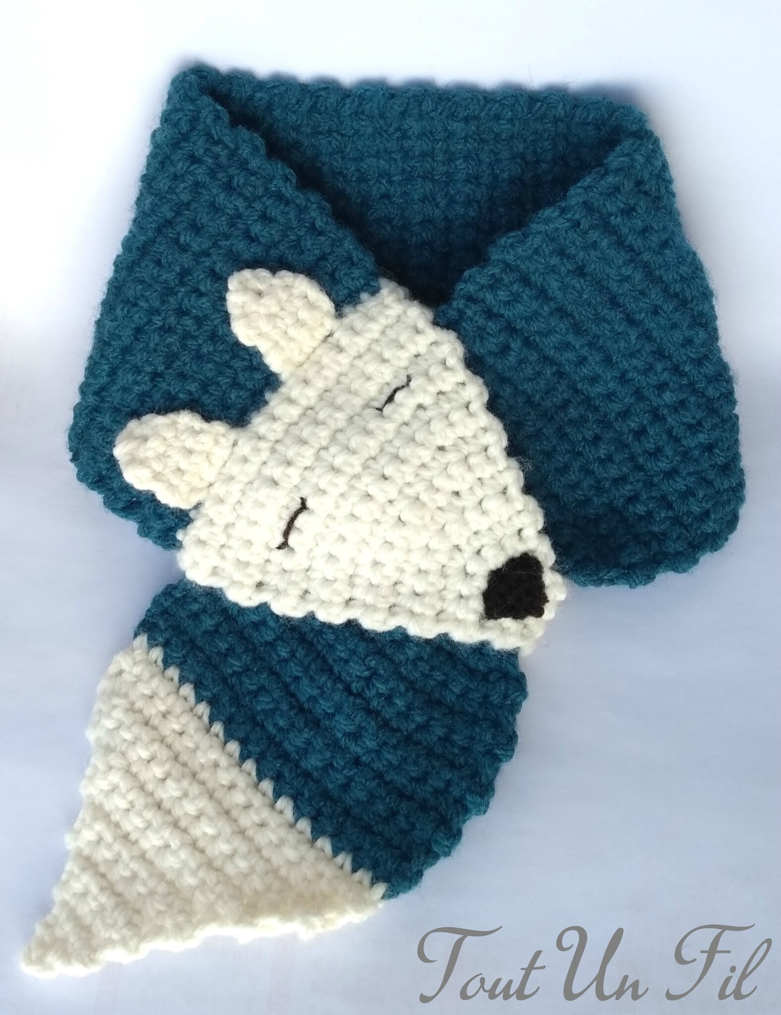 Echarpe Renard au Crochet Tuto gratuit Tout un Fil Echarpe Renard au Crochet Tuto gratuit Tout un Fil