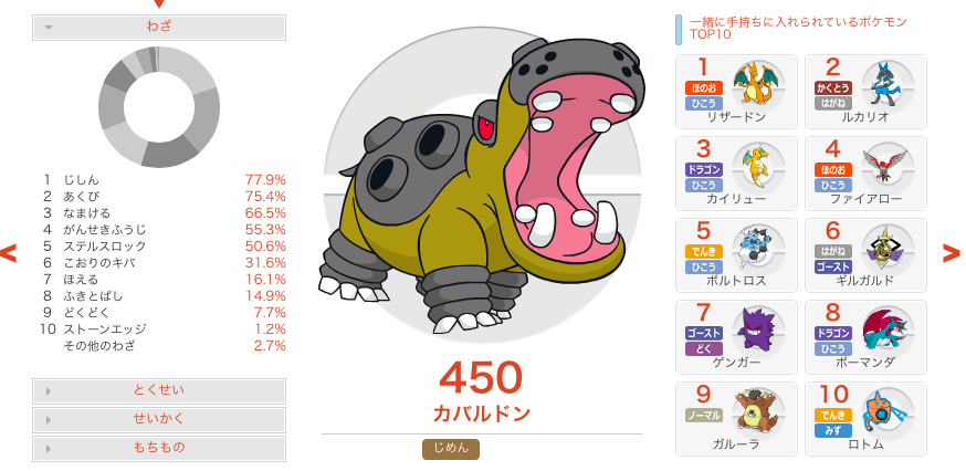カバルカイリュー ポケモンの有名な組み合わせと対策方法 カバルドン ルカリオ カイリュー ポケモンoras ポケモン Us Um 社畜seがガチでレート00目指して対戦をがんばるブログ 社会人 ガチ勢 ガチパ