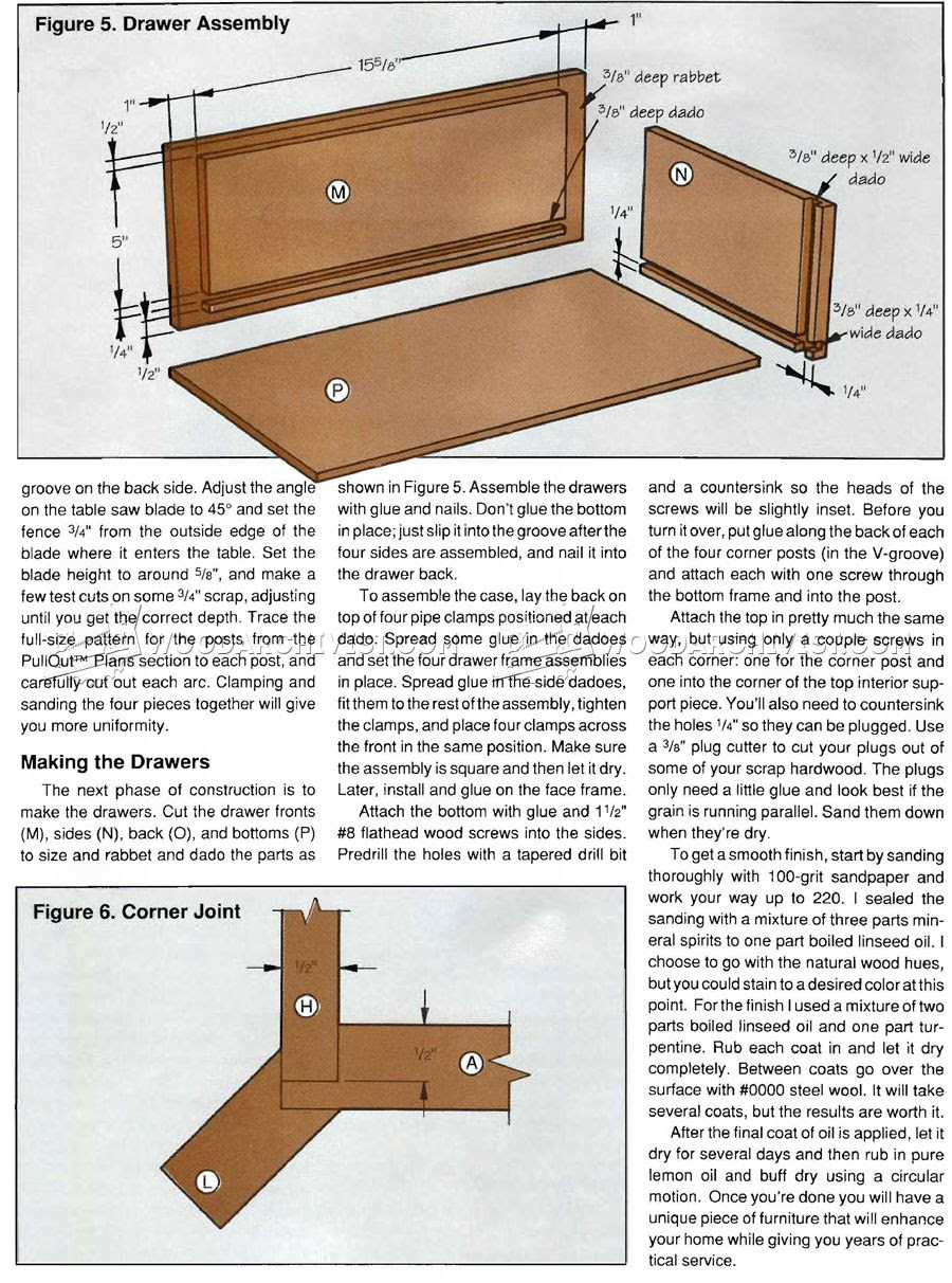 almost finished american white oak and black walnut
