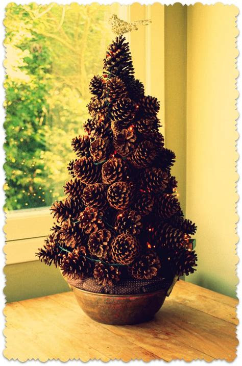 pine cone tree ideas  pinterest cone trees