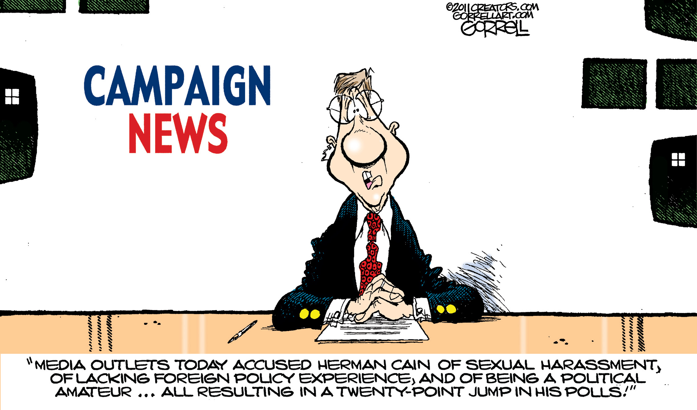 Cartoon by Joe Heller