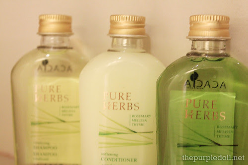 Rosemary Melissa Thyme Toiletries