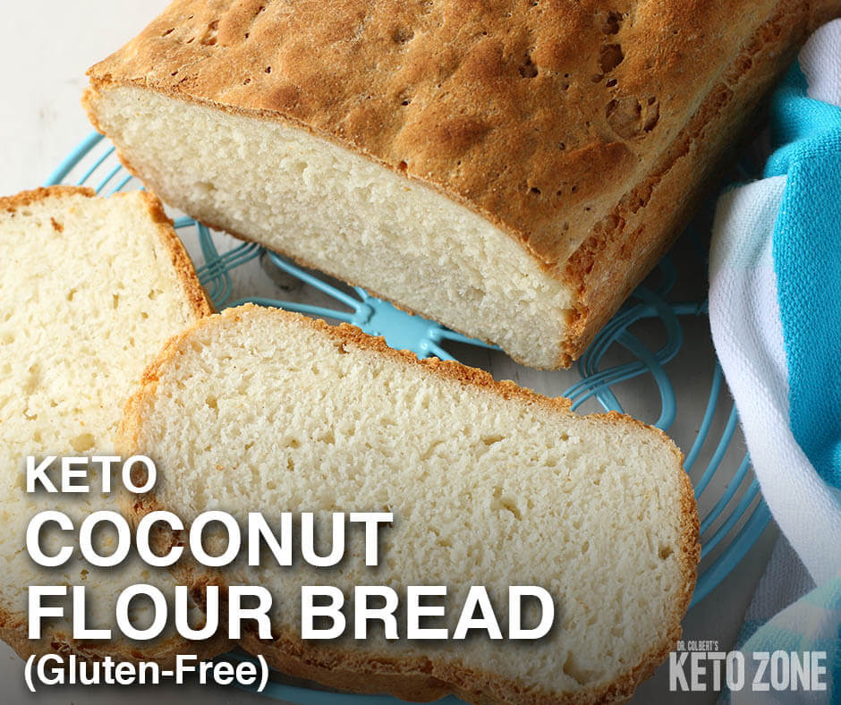 Keto Coconut Flour Bread (Gluten-Free) - Keto Zone