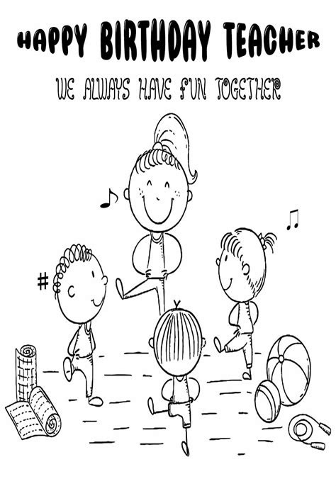  happy birthday teacher coloring pages cards printbirthdaycards