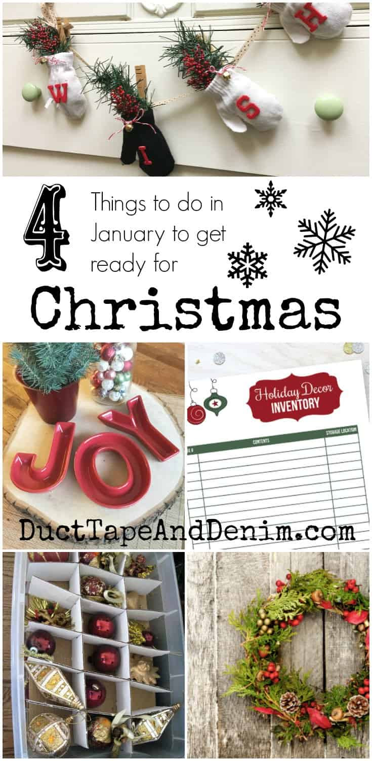 4 Things to do to Get Ready for Christmas in January, Save ...