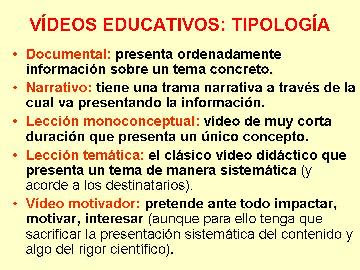 Orientaciones Sobre El Uso Didactico Del Video