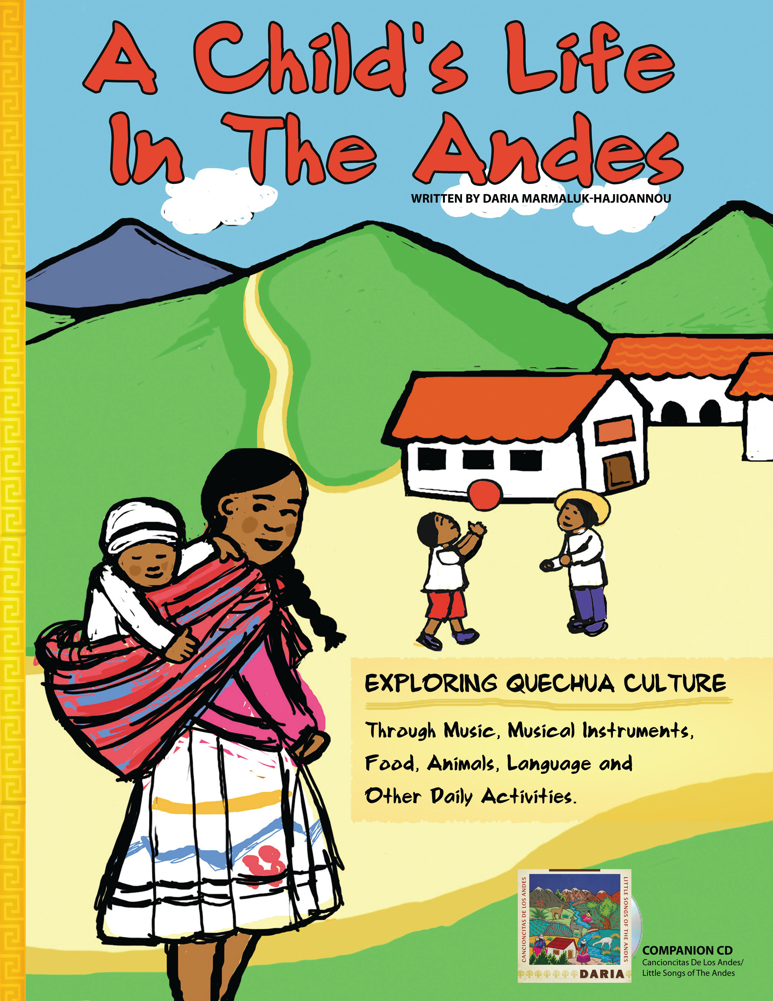 Daria - Cancioncitas Booklet Cover - Hispanic Heritage Month Blog Hop