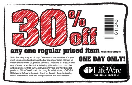 LifeWay Christian Stores: 30% off Coupon Valid Saturday Only | AL.com