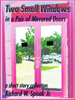 Two Small Windows in a Pair of Mirrored Doors