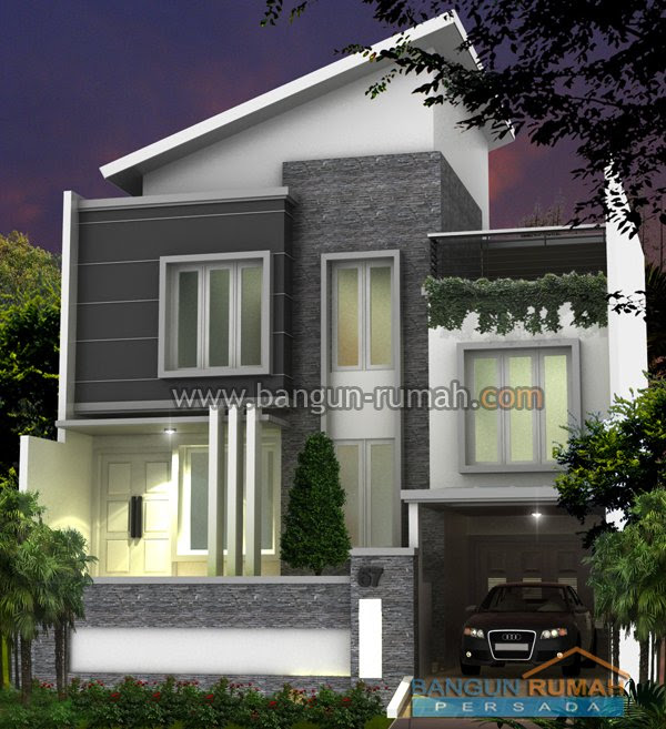 Desain Rumah Minimalis dilahan 10 x 10 M2 ~ Studio Desain 