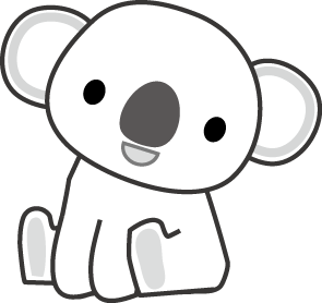コアラのイラスト 無料イラスト フリー素材