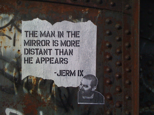 the man in the mirror...