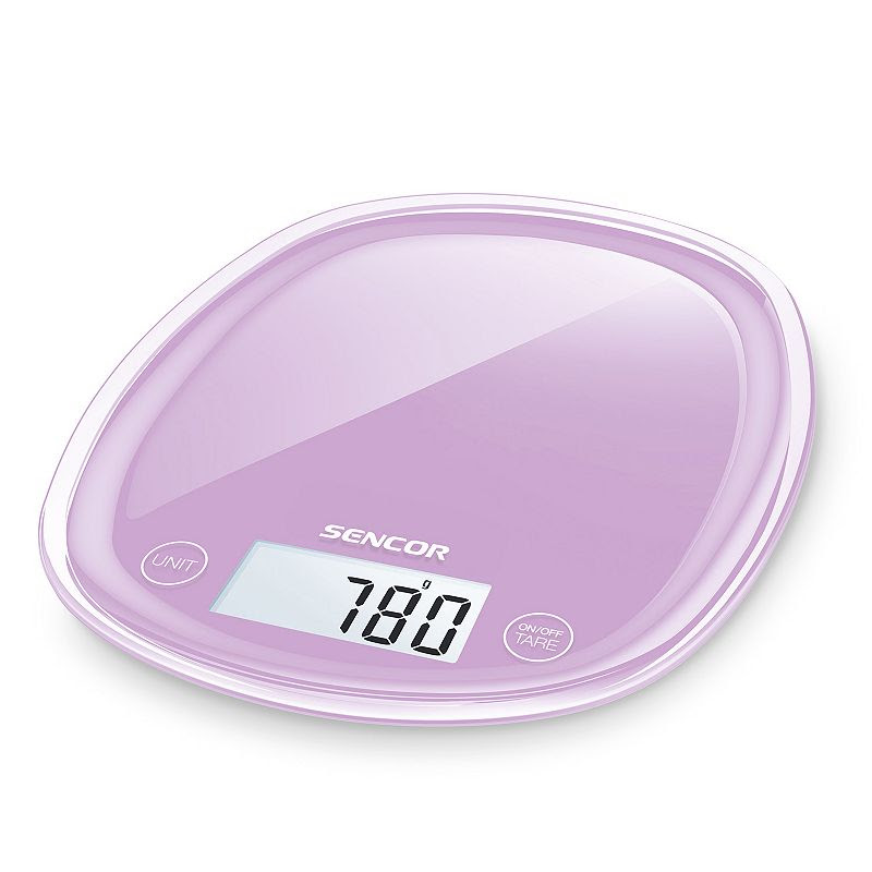 Sencor Acrylic Kitchen Scale, Purple