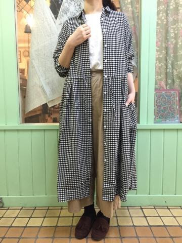 正規販売 Sunvalley ギンガムチェックワンピース Vanilla バニラ ナチュラルファッションセレクトショップ