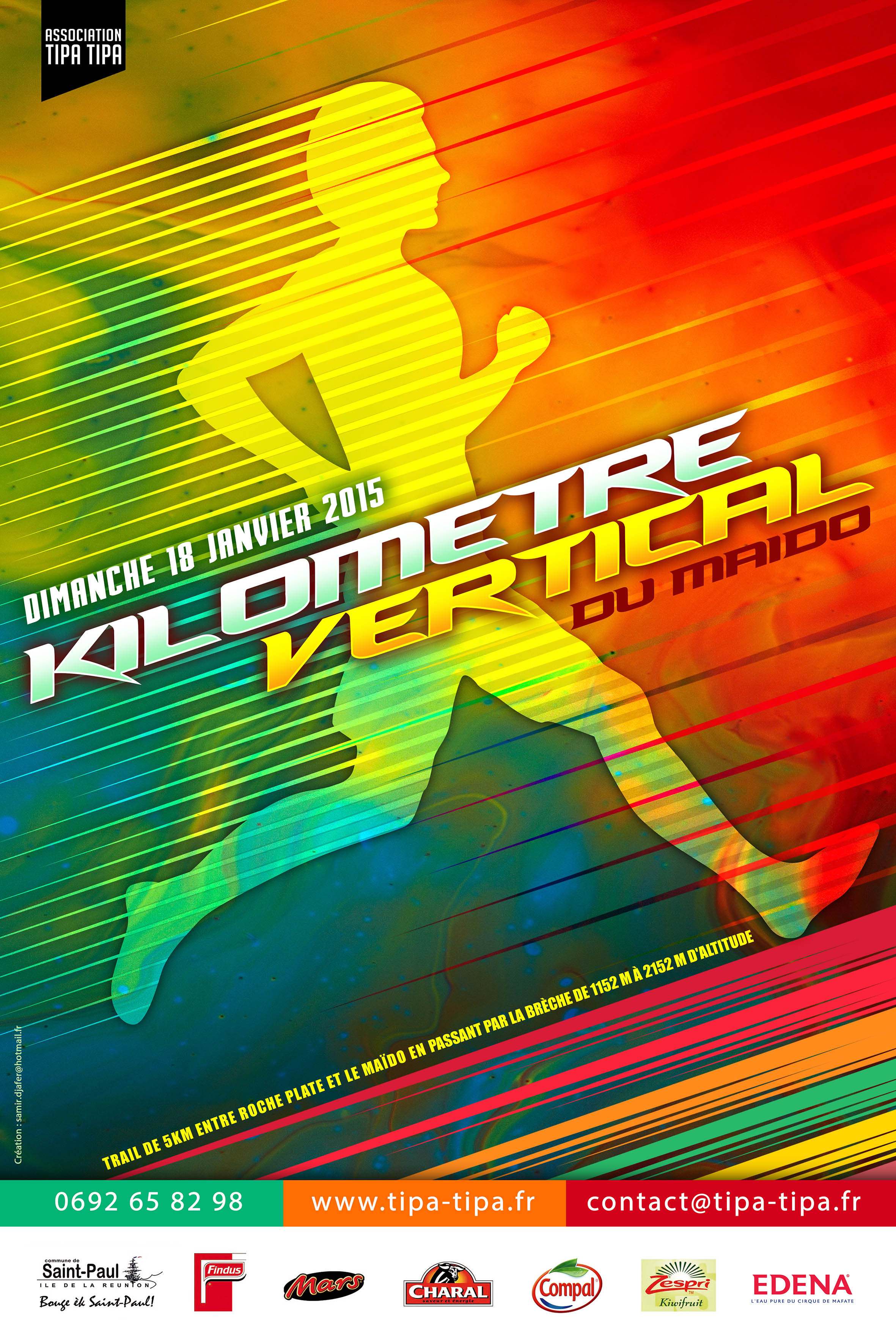 Affiche de Kilomètre vertical du Maïdo  2015