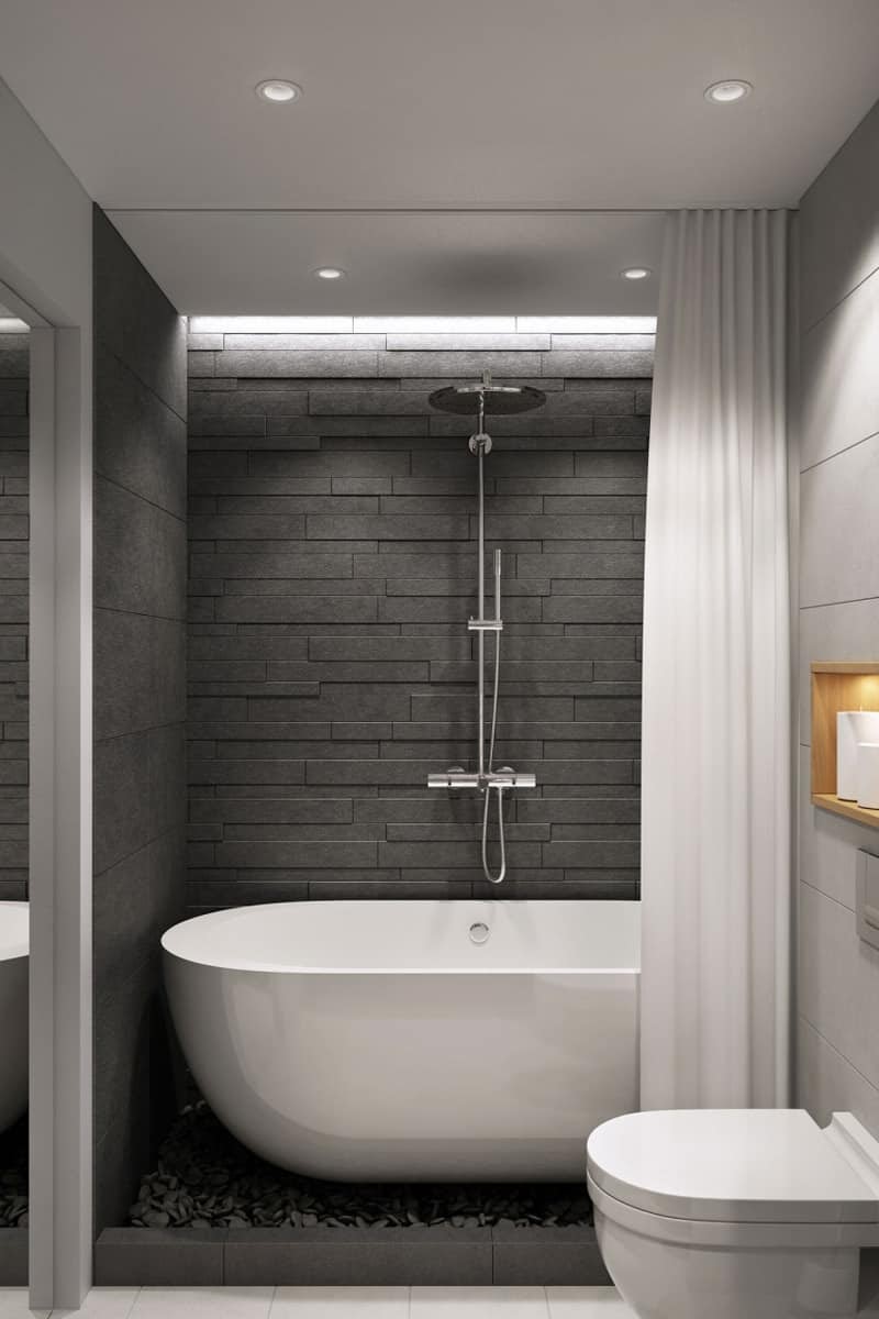 26+ New Inspiration Small Bathroom Designs Grey