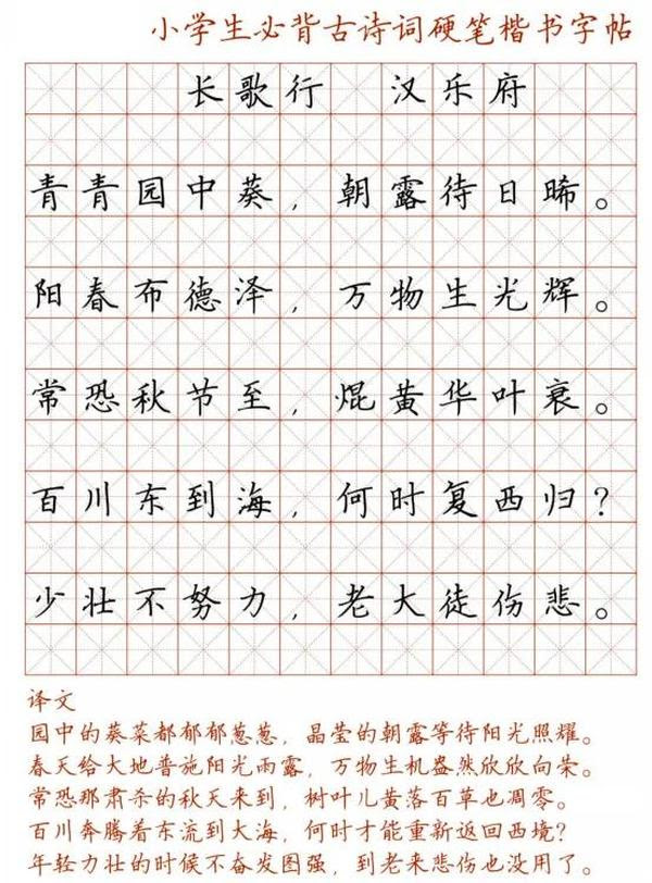 小学生字帖硬笔楷书 头条搜索