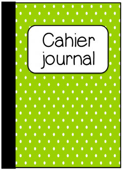 Pages de garde cahier journal