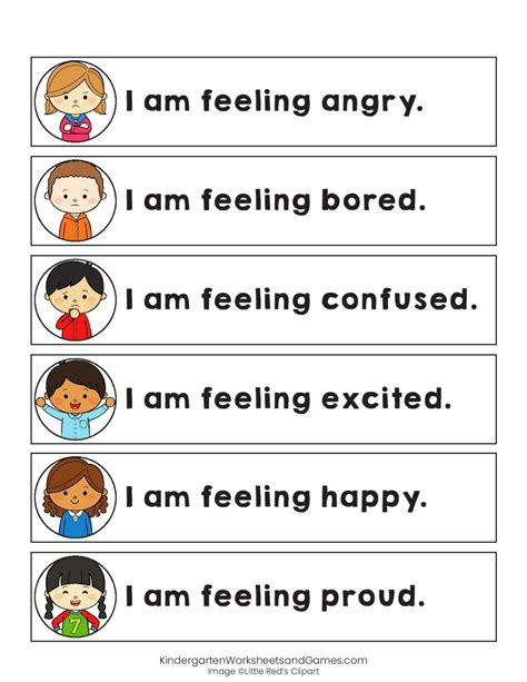  free printable feelings and emotions worksheets