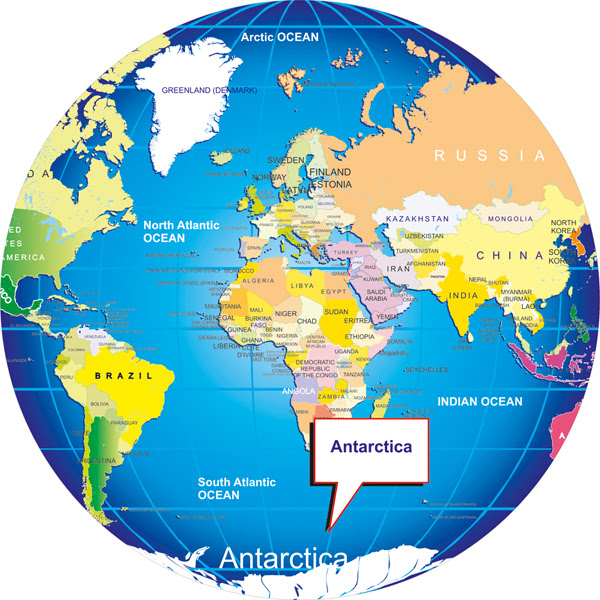 Antarctica On World Map Where is Antarctica? on world map