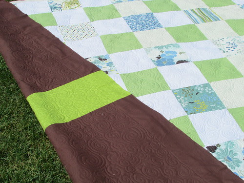 Leigh's quilt #1 with back